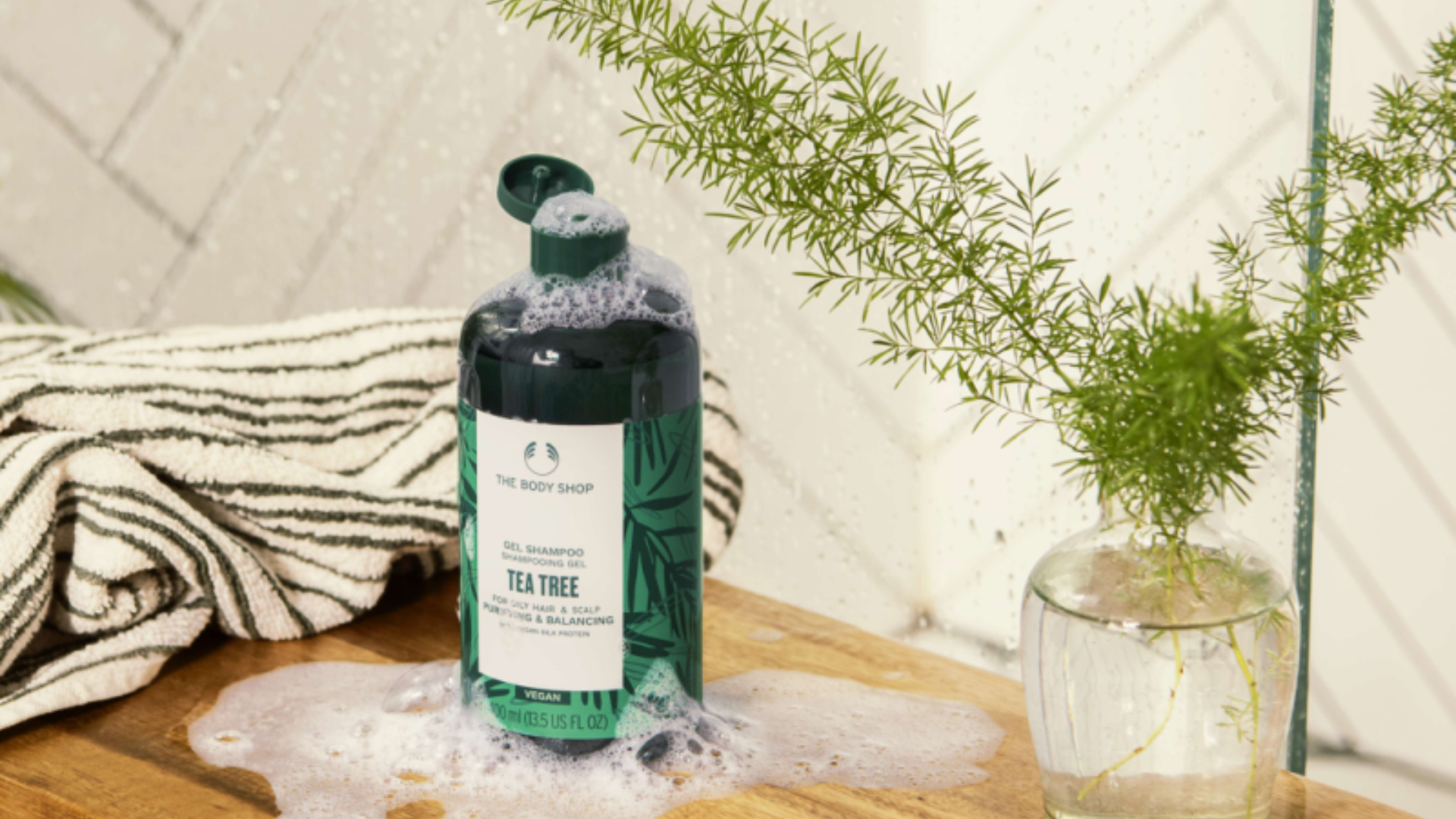 ცხიმიანი თმა და სკალპი → ჩაის ხის ზეთის ხაზი