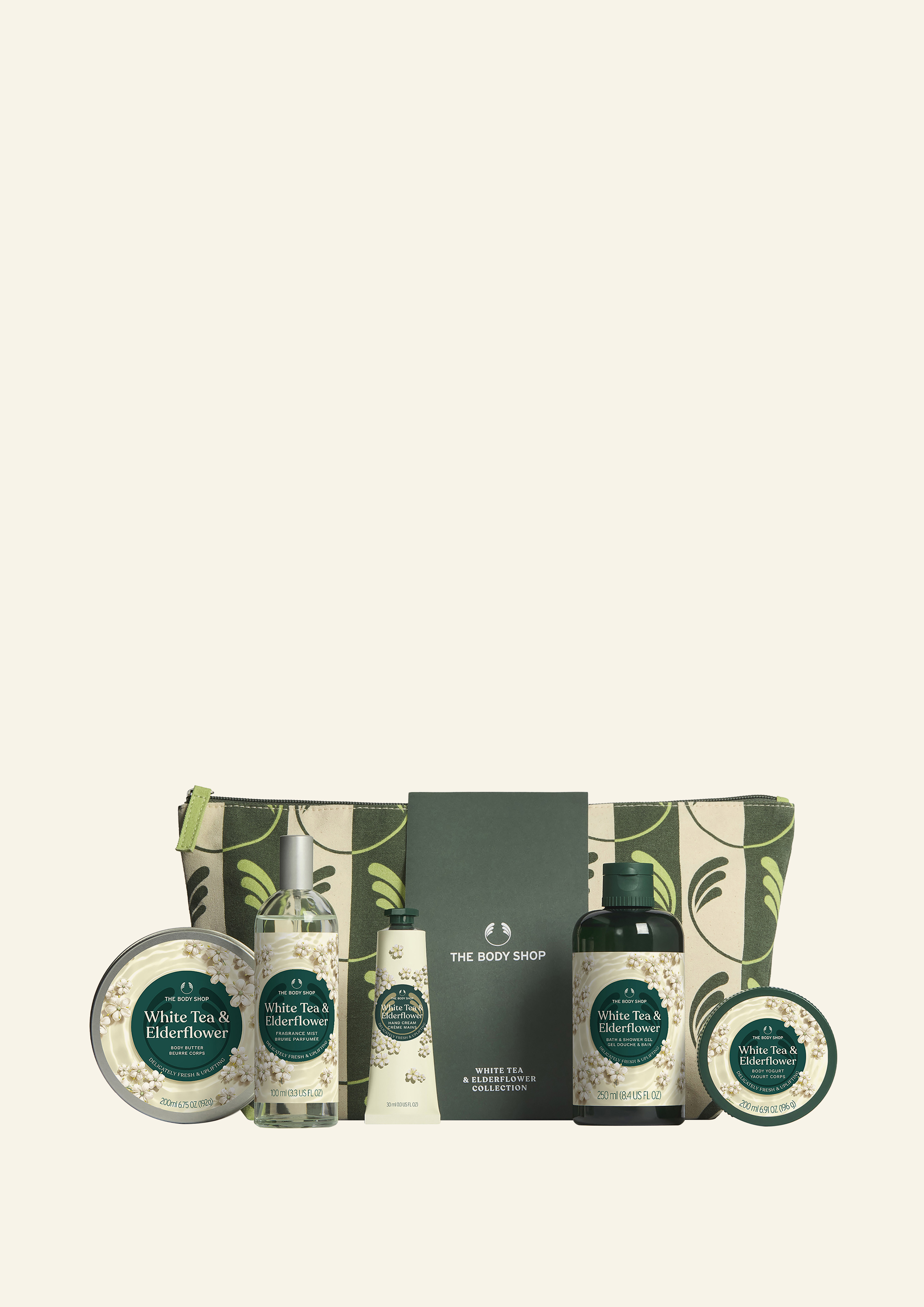 სასაჩუქრე ნაკრები AYR26 თეთრი ჩაი და ანწლის ყვავილი დელუქსი